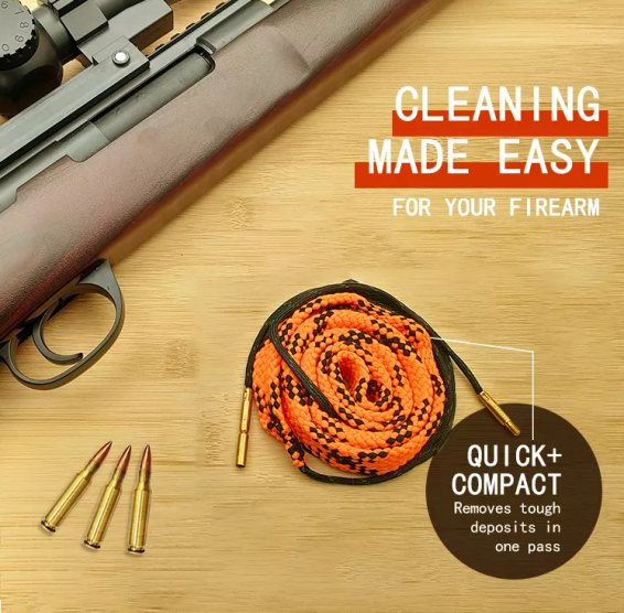 Come utilizzare il kit di pulizia della pistola, il kit boresnake da caccia e da tiro?