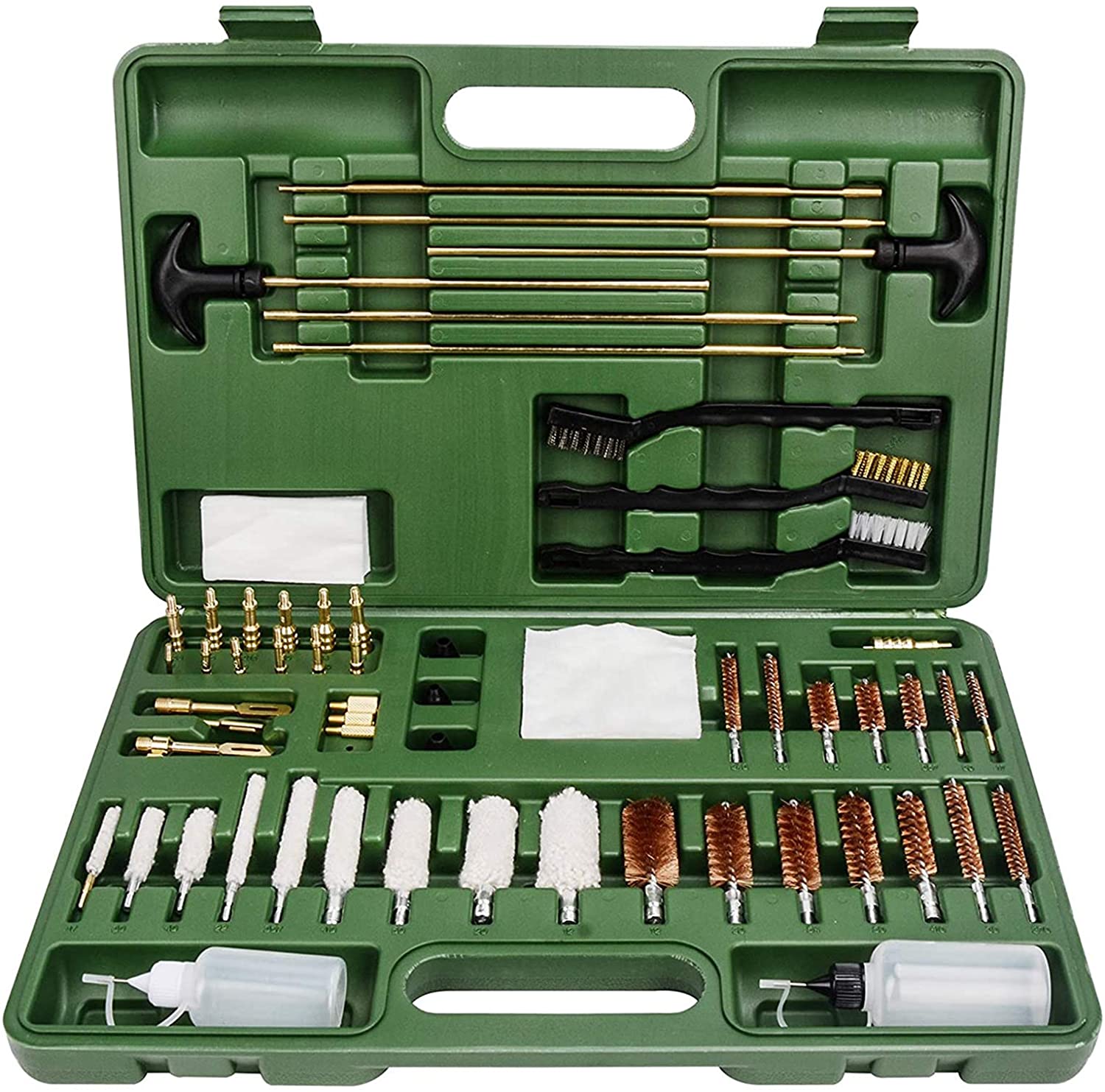 Kit universale per la pulizia delle armi per tutte le pistole con custodia da viaggio portatile