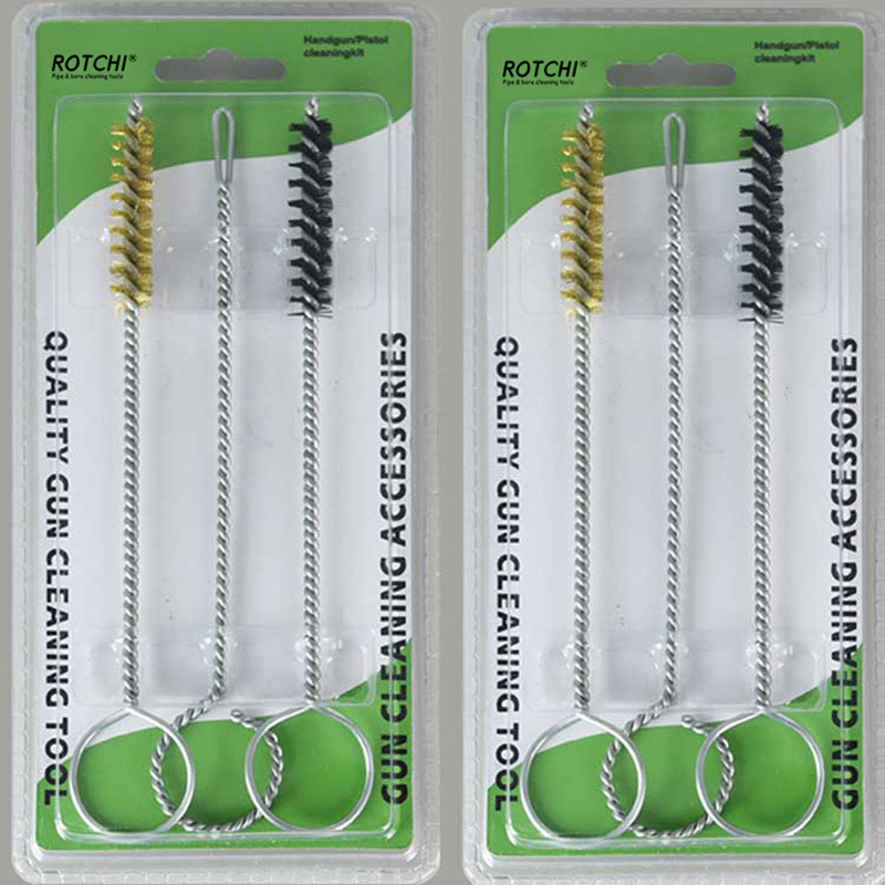 Kit di pulizia per pistola da 9 mm, confezione in blister