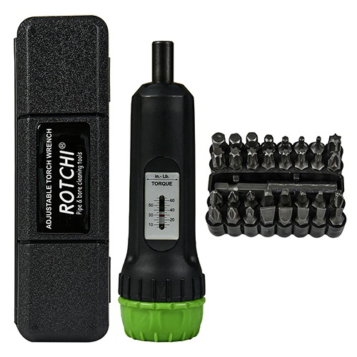 Cacciavite dinamometrico regolabile Attacco da 1/4 pollici/libbre Gambo di misurazione di precisione 10-50 pollici/libbre
