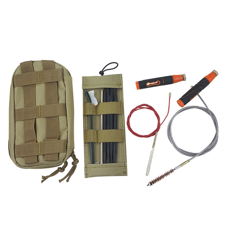 Kit di pulizia per pistola con custodia in alluminio deluxe tutto in uno con strumenti di pulizia e armaiolo completati