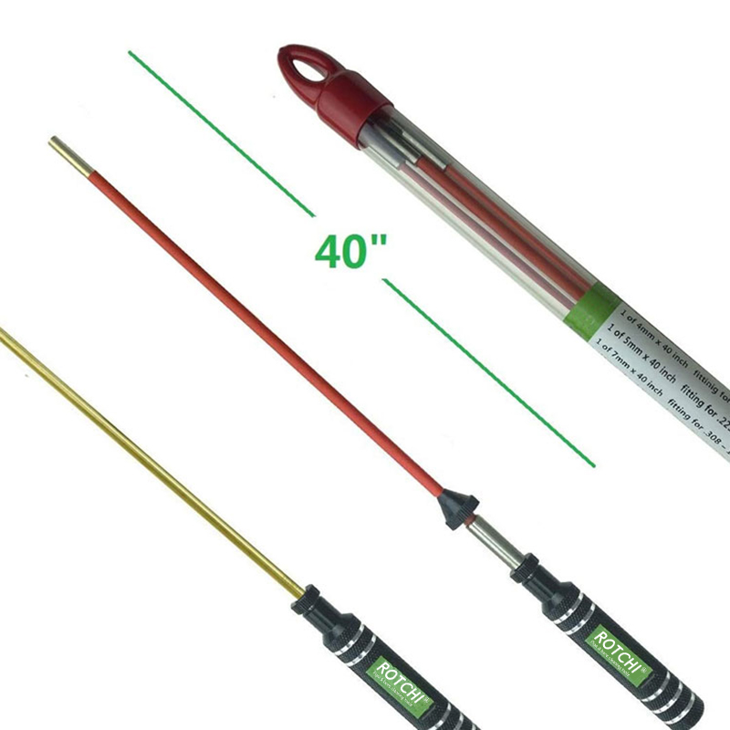 Asta per pulizia pistola in acciaio PVC a rotazione rapida con manico in alluminio