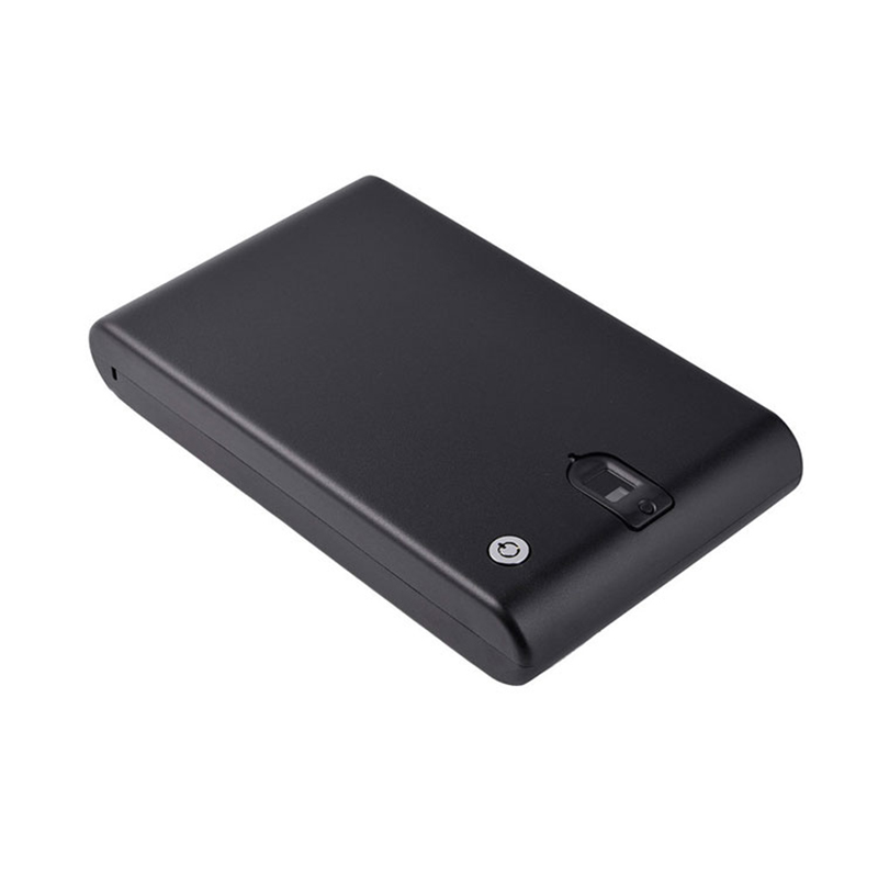 Cassaforte per armi Smart Safe per impronte digitali che può contenere 2 pistole-8709
