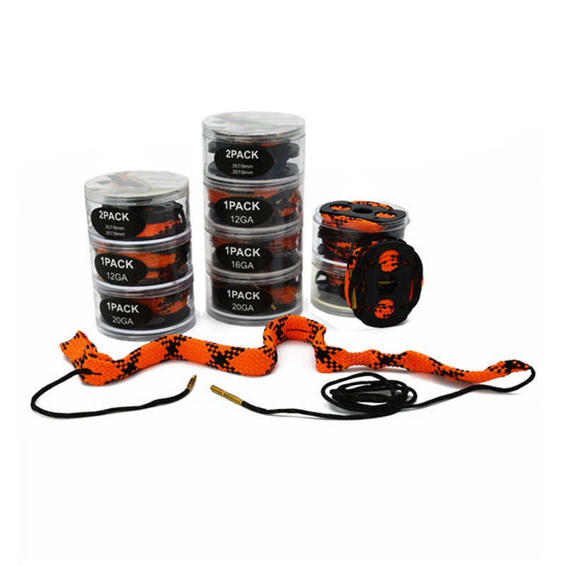 Confezione multistrato con corda per pulizia pistola