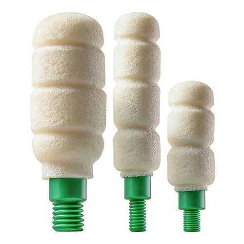 Spazzole in schiuma per pulizia armi, tamponi per pulizia canna, .177cal. --- Cal.12