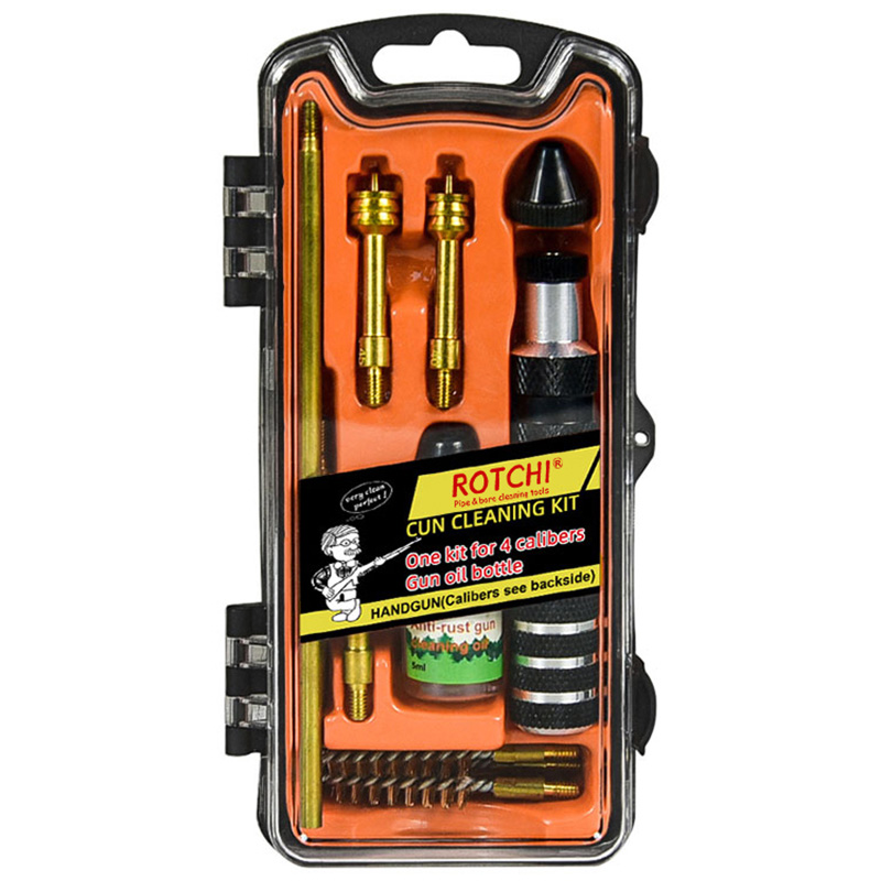 Kit di pulizia per pistola per pistola, bottiglia di olio 3 in 1