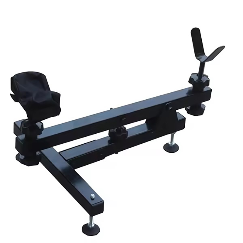 Espositore di supporto regolabile per tiro da caccia in plastica a spruzzo di superficie con tubo quadrato in metallo Espositore di supporto regolabile per tiro da caccia in plastica a spruzzo di superficie con tubo quadrato in metallo