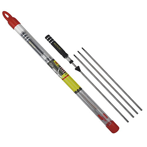 Kit per fucile e fucile ad aria compressa, 4 sezioni, confezionato in tubi