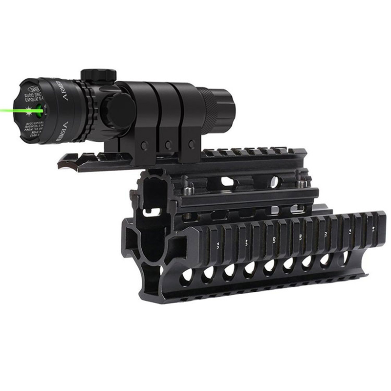 Tattico Caccia Esterna Tiro Fucile Pistola Glock Picatinny Rail Mount Green Dot Sight mirino laser Per pistola