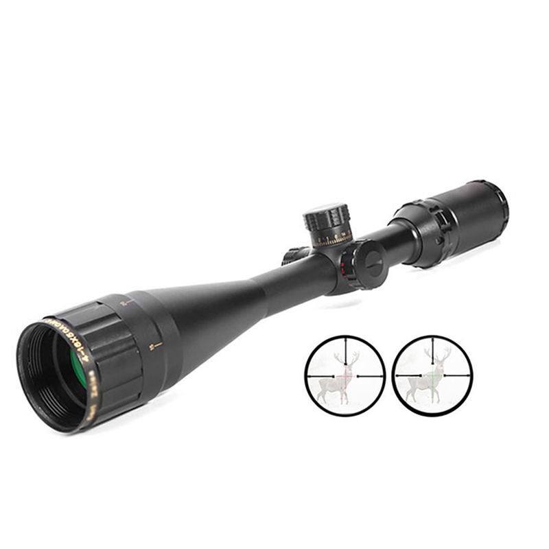 Mirino tattico rosso verde mirino reticolo 4-16x50 cannocchiale da caccia per pistola armi esercito fucile ad aria compressa mirino ottico